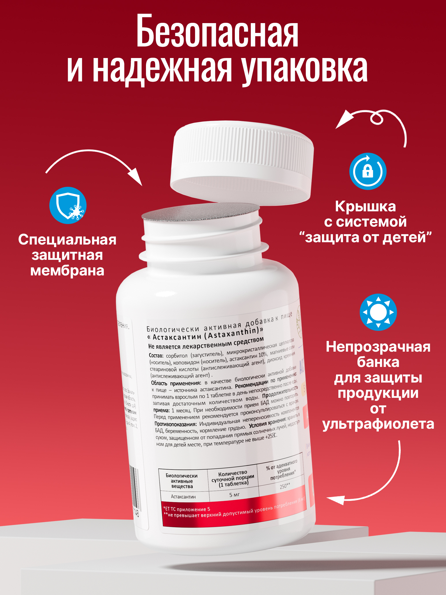Green Leaf Formula, Астаксантин (против старения), таблетки, 90 шт.