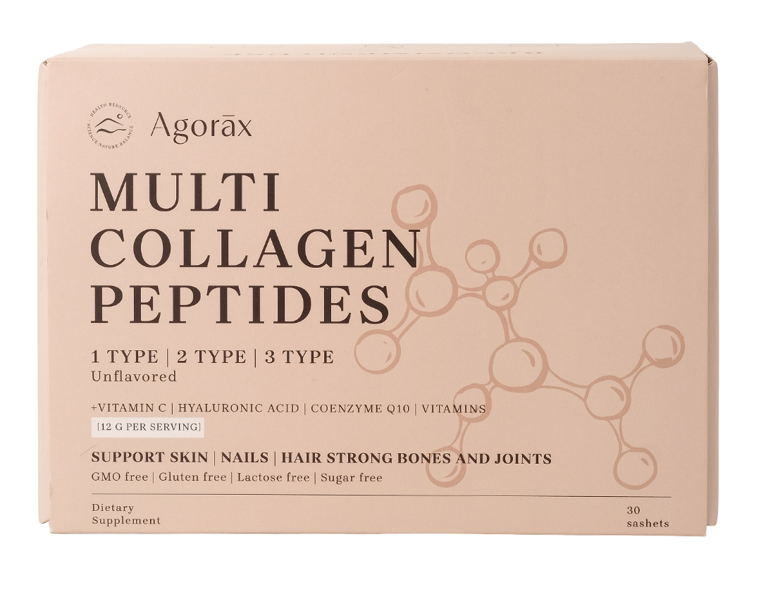 AGORAX, Мульти Коллаген Пептид, саше, 30 шт.