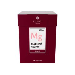 EGENY ENERGY, Питьевой магний (таурат) с соком вишни, стики, 30 шт.