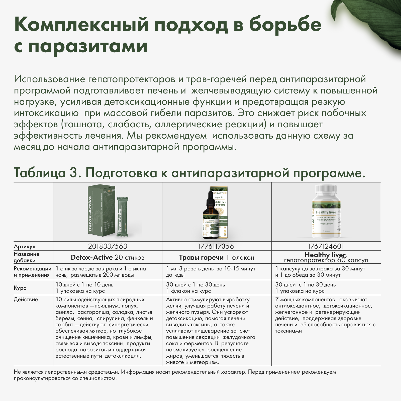 Restartbio, Паразит-Актив 2, капсулы, 60 шт.