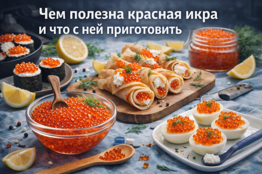 Чем полезна красная икра и что с ней приготовить