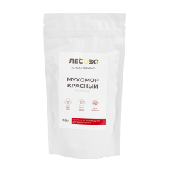 ЛЕСОВО, Красный мухомор (измельченные шляпки), порошок, 50 г