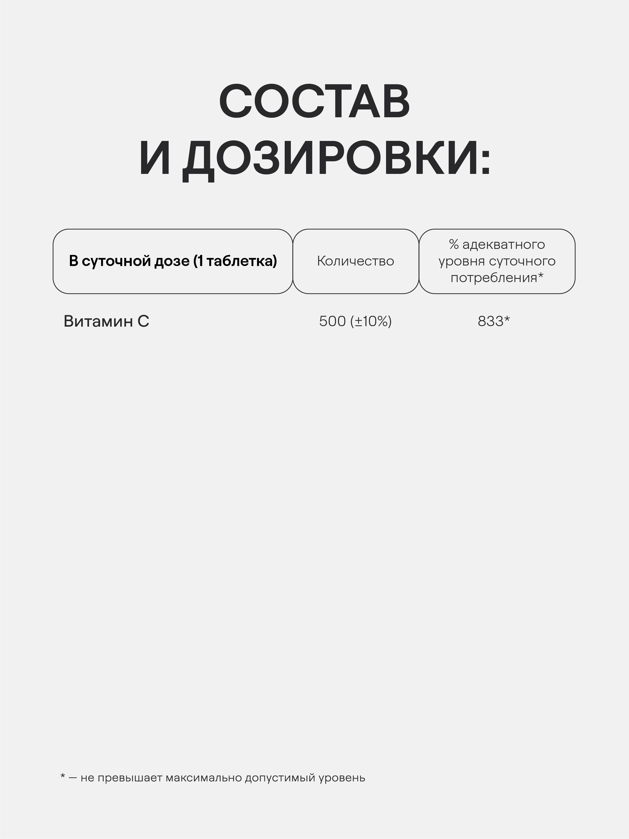 4FRESH HEALTH, Витамин C, таблетки, 90 шт.