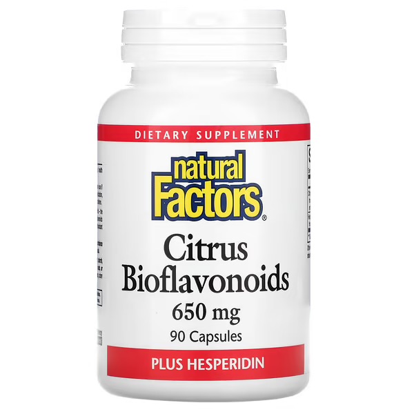 Natural Factors, Цитрусовые биофлавоноиды с гесперидином, капсулы, 90 шт.