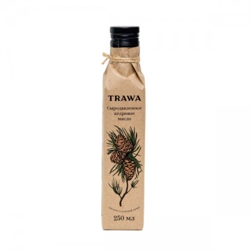 TRAWA, Масло кедровое сыродавленное, 250 мл.