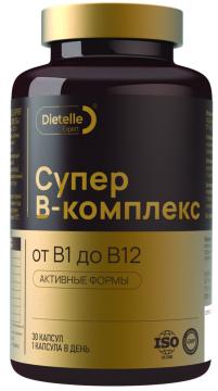 Dietelle, Супер B-комплекс, капсулы, 30 шт.