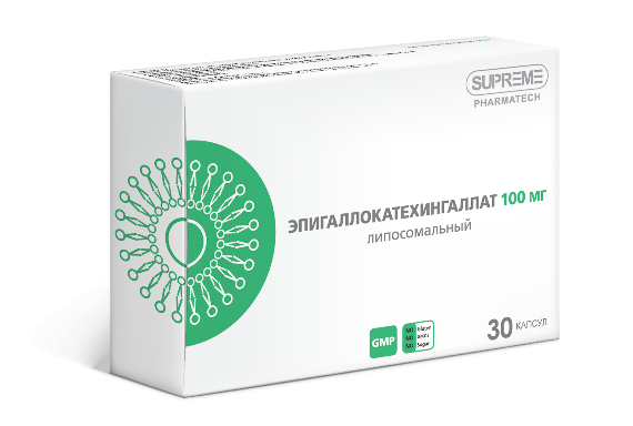 Supreme Pharmatech, Липосомальный эпигаллокатехингаллат, капсулы, 30 шт.