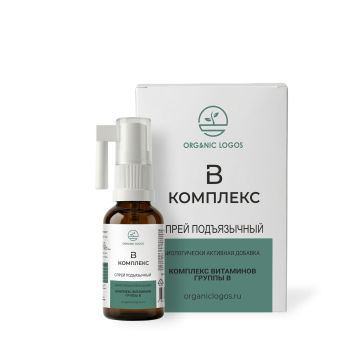 ORGANIC LOGOS, Комплекс витаминов группы В, жидкость, 30 мл