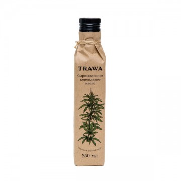 TRAWA, Масло конопляное сыродавленное, 250 мл.