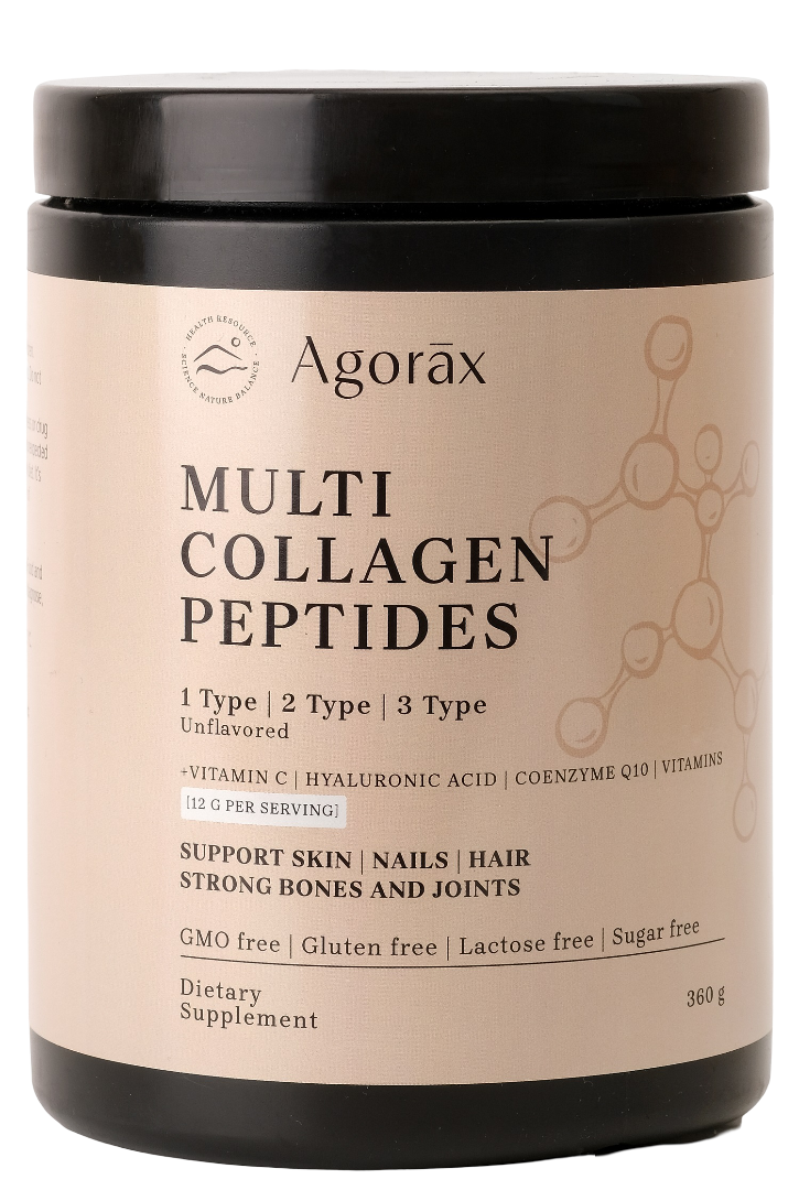 AGORAX, Мульти Коллаген Пептид, порошок, 360 г