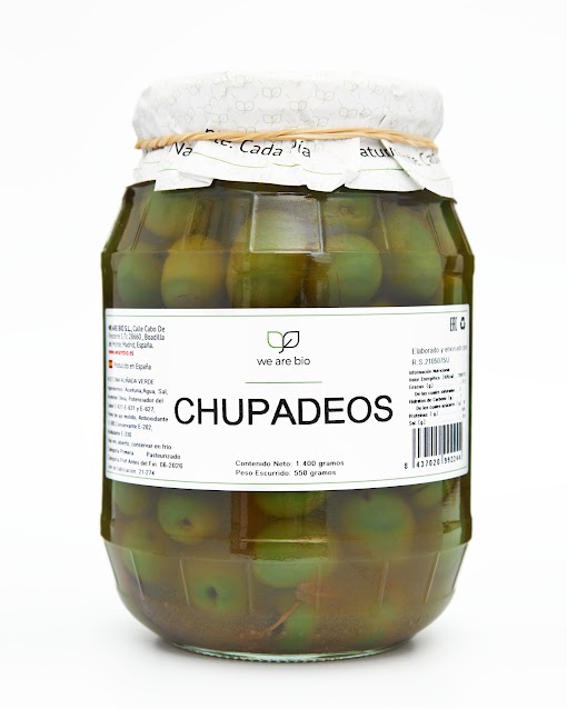 WE ARE BIO, Оливки сорта Chupadedos, 1400 г