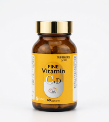 FINE, Витамин C + D3, капсулы, 60 шт.
