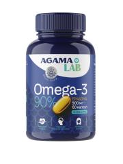 Agama Lab, Омега-3 90%, капсулы, 60 шт.