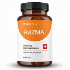 MINDLY, AviZMA (цинк + магний + витамин B6), капсулы, 60 шт.