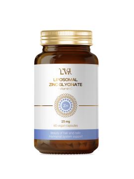 Liposomal Vitamins, Липосомальный цинк (бисглицинат) + Витамин C (L-аскорбат натрия), растительные капсулы, 60 шт.