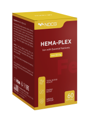 NDCG, Hema-Plex, витаминный комплекс с железом, капсулы, 60 шт.