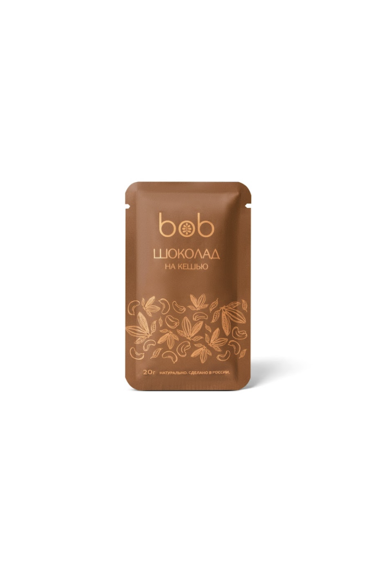 bob, Молочный шоколад на кешью, 20 г
