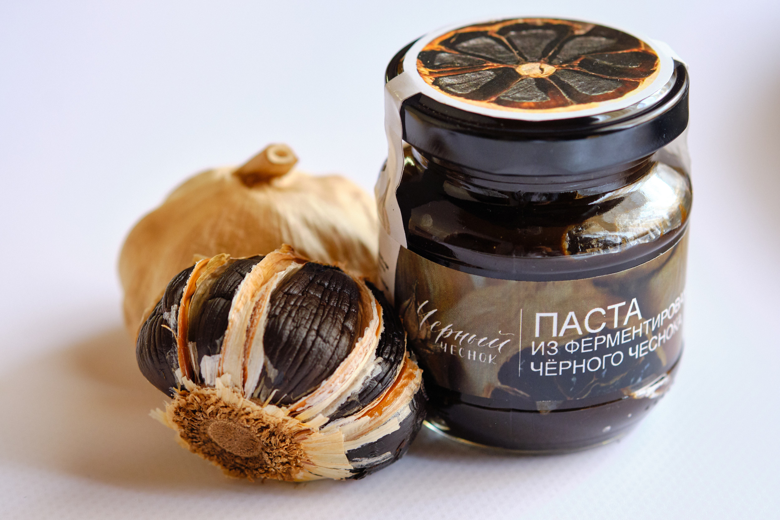 Black Garlic, Паста из черного чеснока, 120 г