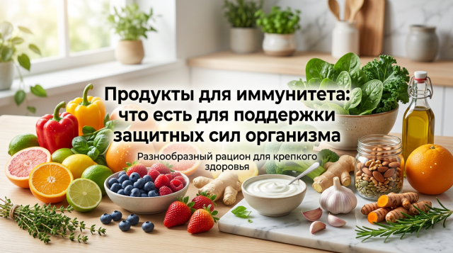 Продукты для иммунитета: что есть для поддержки защитных сил организма